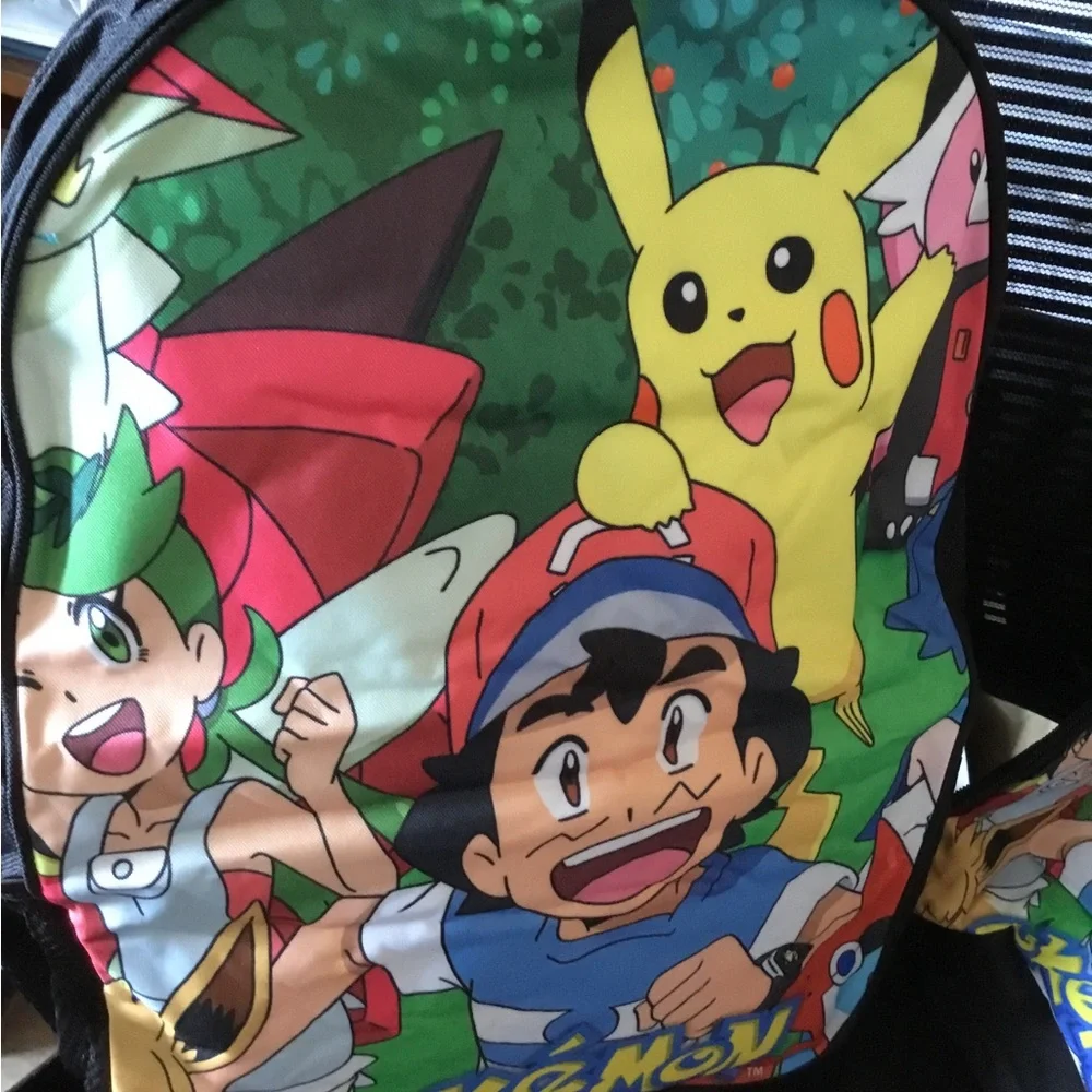 Pokémon Kids Backpack with Pikachu and Ash - Yellow/Multicolor set of 3